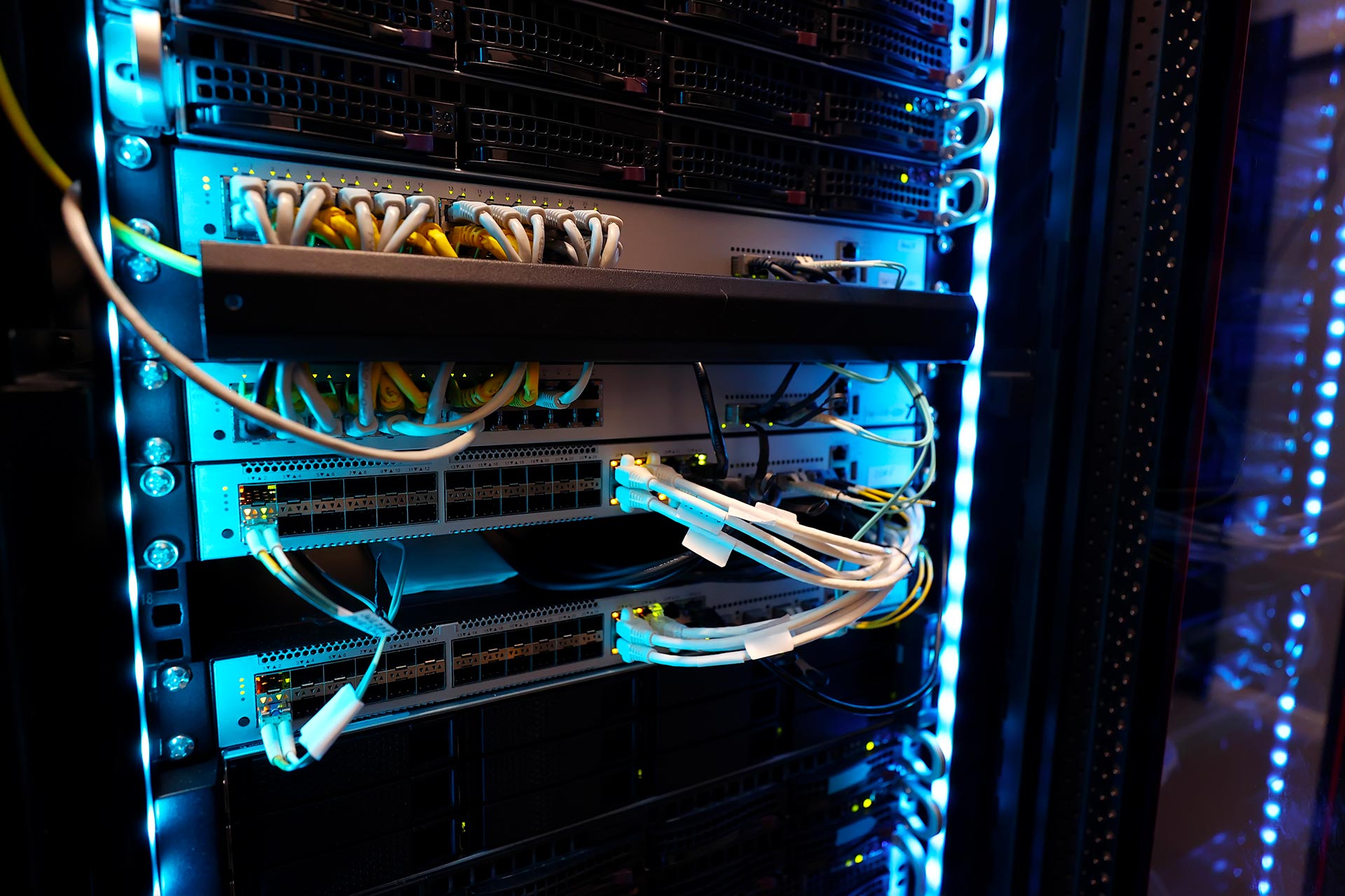 Technologies Communications Server Room